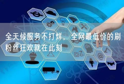 全天候服务不打烊,全网最低价的刷粉丝狂欢就在此刻