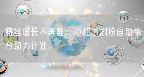粉丝增长不再难:小红书刷粉自助平台助力计划